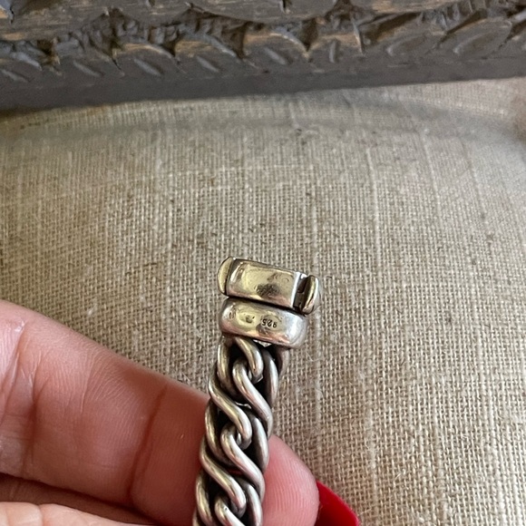 DAVID YURMAN authentic double diamond X bracelet - Picture 5 of 8